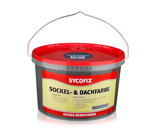 SYCOFIX Profi Sockel-&Dachfarbe 5,0 lt schiefergrau